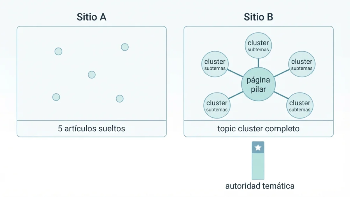Autoridad temática: qué es y cómo construirla para posicionar en Google (y en la búsqueda con IA)